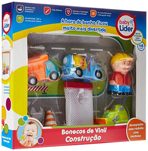Bonecos Vinil Construção, Lider Brinquedos