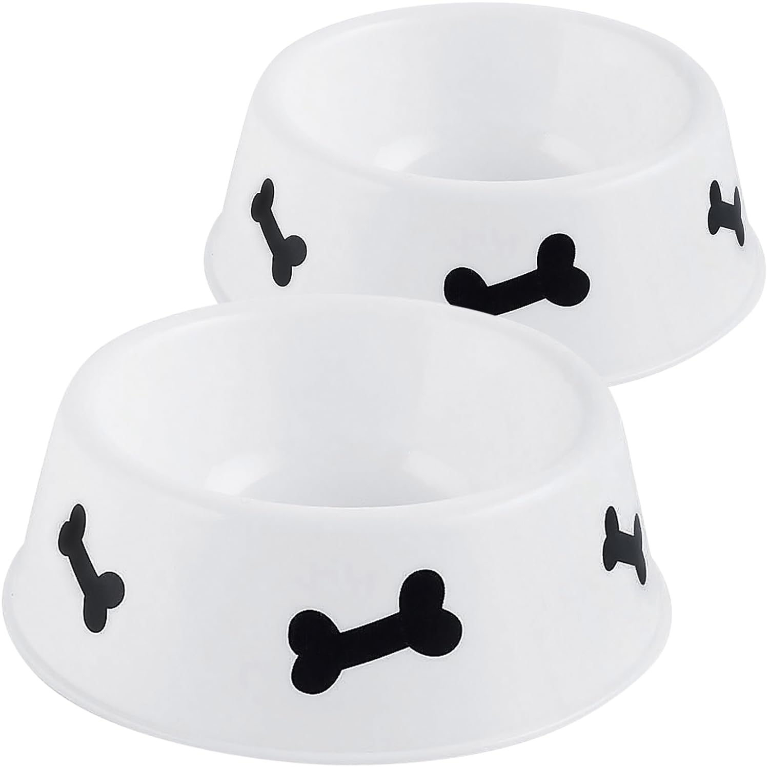 Fun Express Dog Dish Shaped Party Bowls - Plastic Dishes - Kids Birthday Party, Dog Gotcha and Party Supplies - Multicolor (Set of 2)