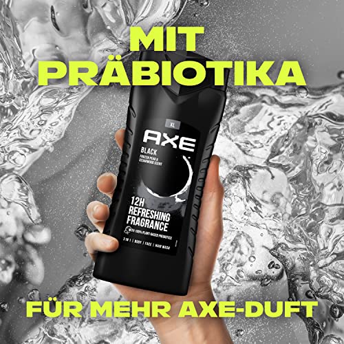 AXE 3-in-1 Duschgel & Shampoo Black XL – Bodywash und Shampoo für Körper, Gesicht und Haar - 4 Stück – Ansicht 3