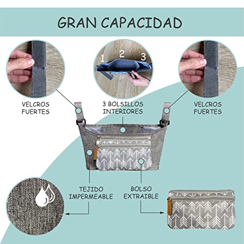 Sac à roulettes imperméable de poussette bébé pour protéger vos affaires