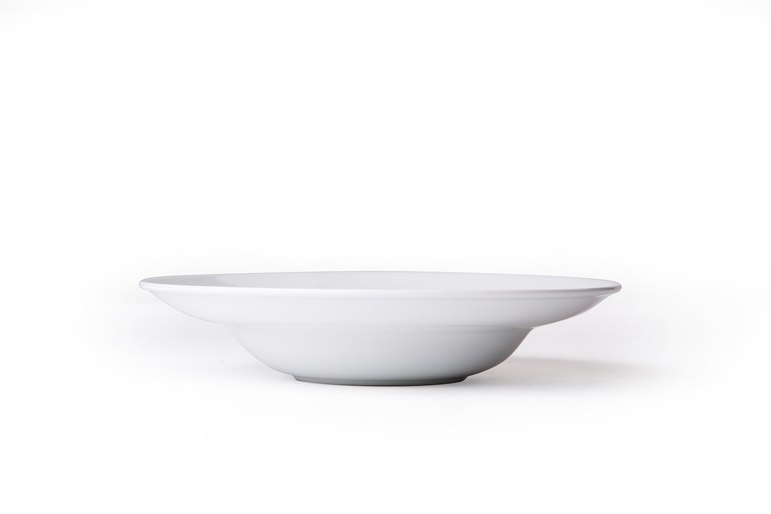 6x Pastateller Bianco rund Ø 30 cm Weiss - hochwertiges Porzellan, mikrowellen- und spülmaschinenfest - auch geeignet als Salatteller, Nudelteller oder tiefer Suppenteller - 6er Set