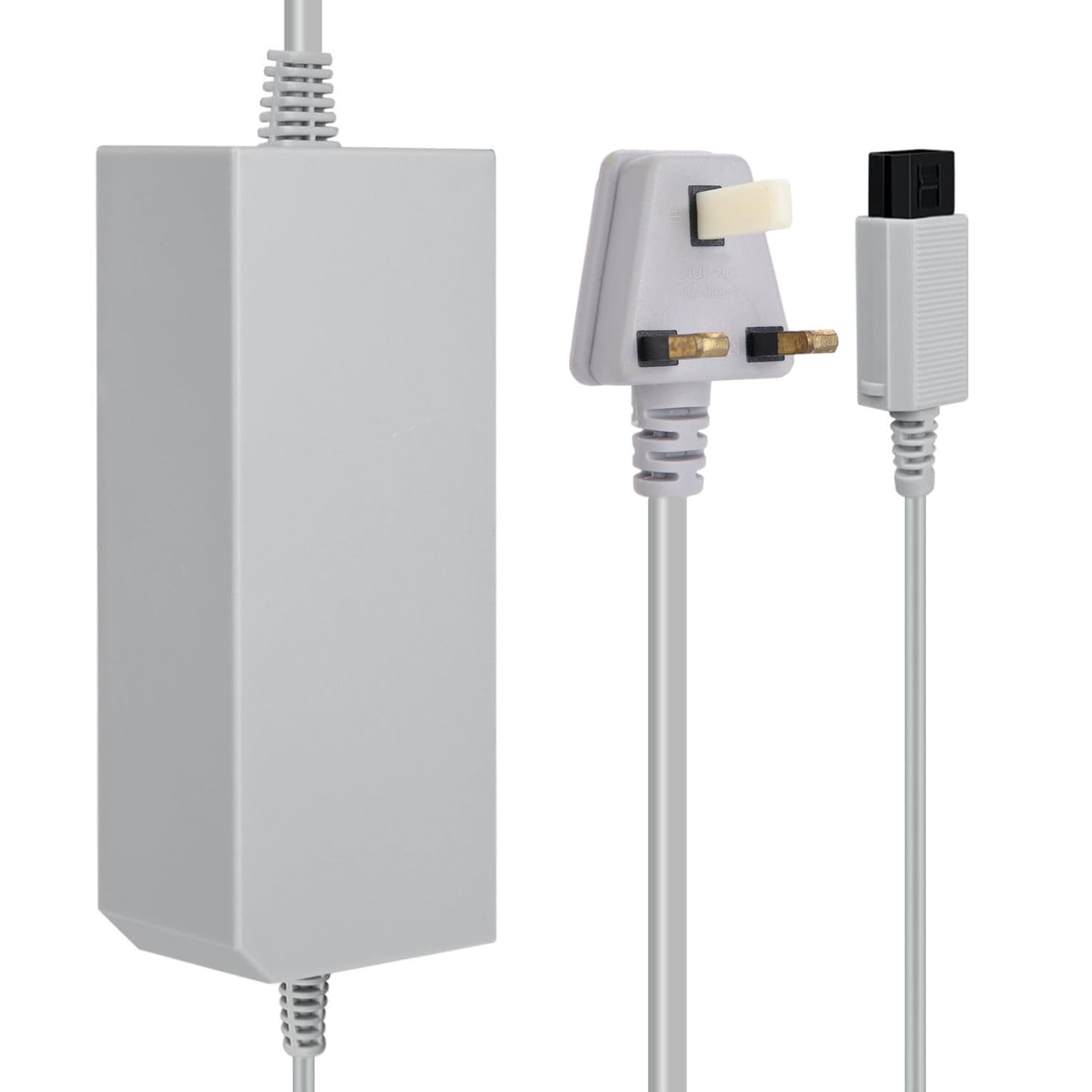 eWINNER Power Supply Cable for Nintendo Wii Console System- AC Home Power Charger Adapter for WII Gamepad Charger Accessories UK Plug