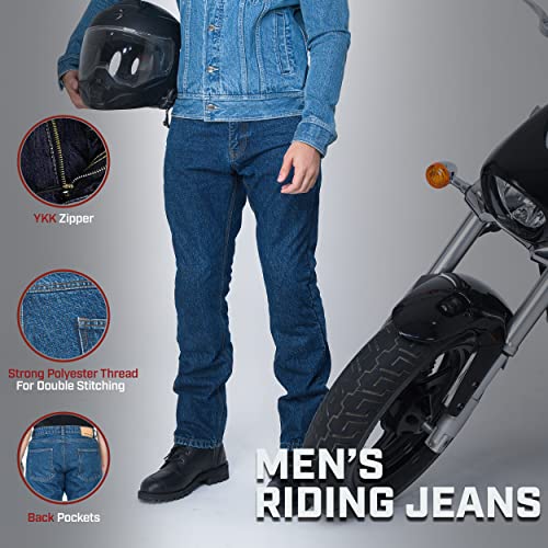 WICKED STOCK Motorcycle Jeans with CE Level2 Armor