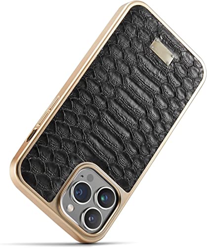 Étui en cuir de qualité supérieure pour iPhone 14 Pro coque chic antichoc couleur C1