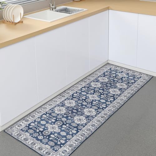 VK VK·LIVING 2x6 Machine Washable Rug Vintage Floral Runner Area Rugs - image 8