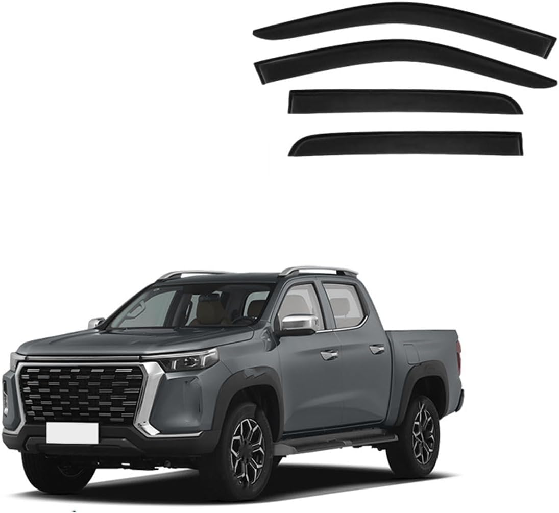 Acwyahso Rain Guards Wind Deflectors for Land Cruiser MK1 2023, 4Pcs Vent Visors, Allows Fresh Air & Keeps Rain Out, No-Drill Install