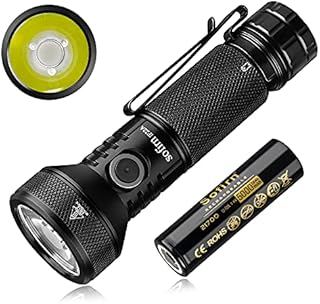 Sofirn IF22A Led Torch, Rechargeable Flood Light with SFT-40 LED with up to 2100 lumens,USB-C Charging Port with Power Bank Function,21700 Battery Included, Super Power EDC Light for Outdoor