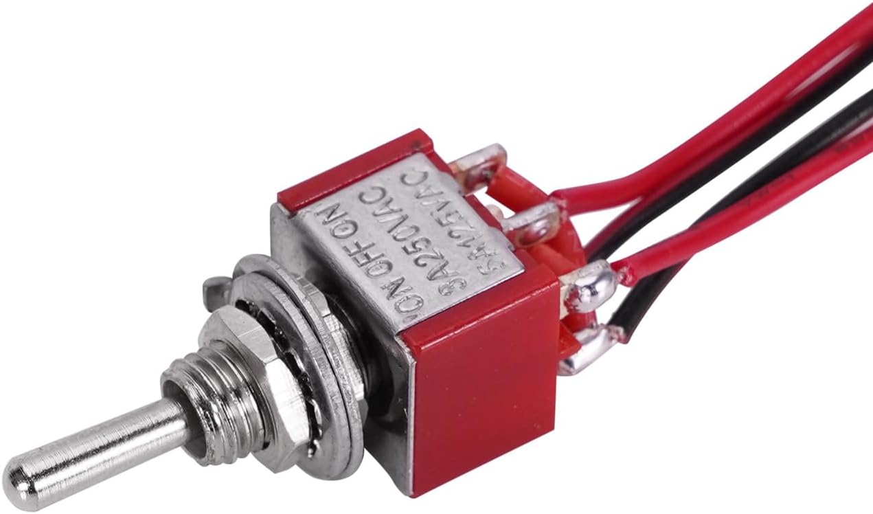Close-up of the manual toggle switch for the INJORA winch