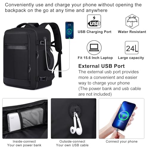 Travel Backpack with USB Port