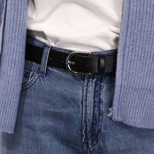 FASHIONGEN - Women's belt in vegetable-tanned bull leather, 3 cm wide, RIVOLI3