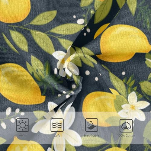 Boys' Exclusive Briefs Toddler Underwear 95% Combed Cotton Boxerbriefs 2T Lemon and Flower Pattern 723