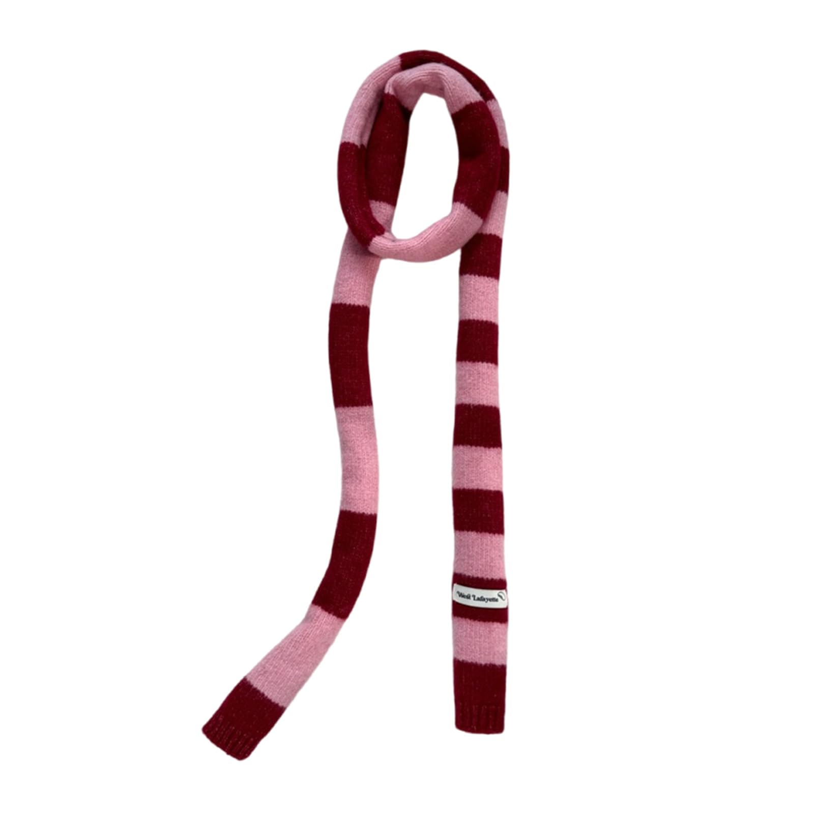 Wastebin Women's Multi-Color Stylish Skinny Scarf Cold Weather Knitted Neckerchief Multipurpose Scarves Winter Accessory
