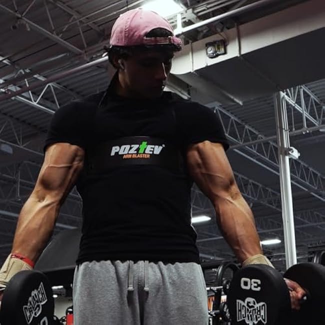 Arm Blaster for Biceps & Triceps Dumbbells Barbell Curls Isolator Workout Equipment Weight Lifting Support for Big Arms