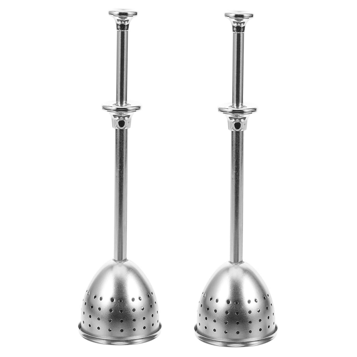 KOCKSHION 2pcs Stainless Steel Tea Strainer Fine Mesh Loose Leaf Tea Infuser Reusable for Daily Brewing and Serving