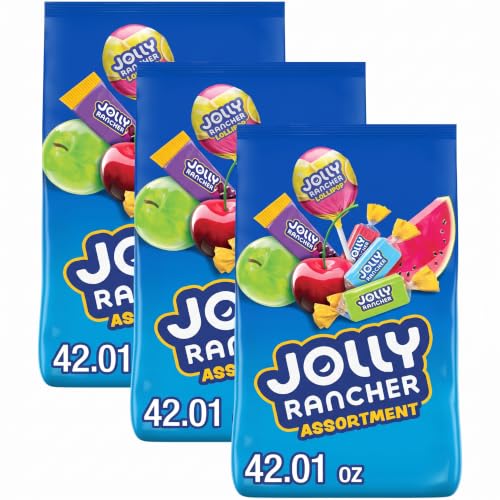 JOLLY RANCHER Assorted Fruit Flavored Candy Bulk Bag,42.01 oz,(Pack of 3)