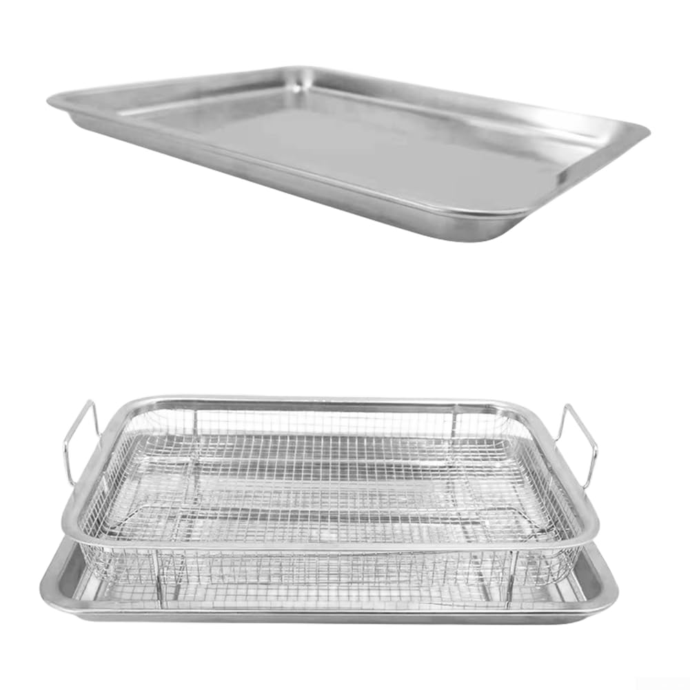 Cesta Barbacoa Grande Espacio Amplio Verduras Carne(Small Pan White)