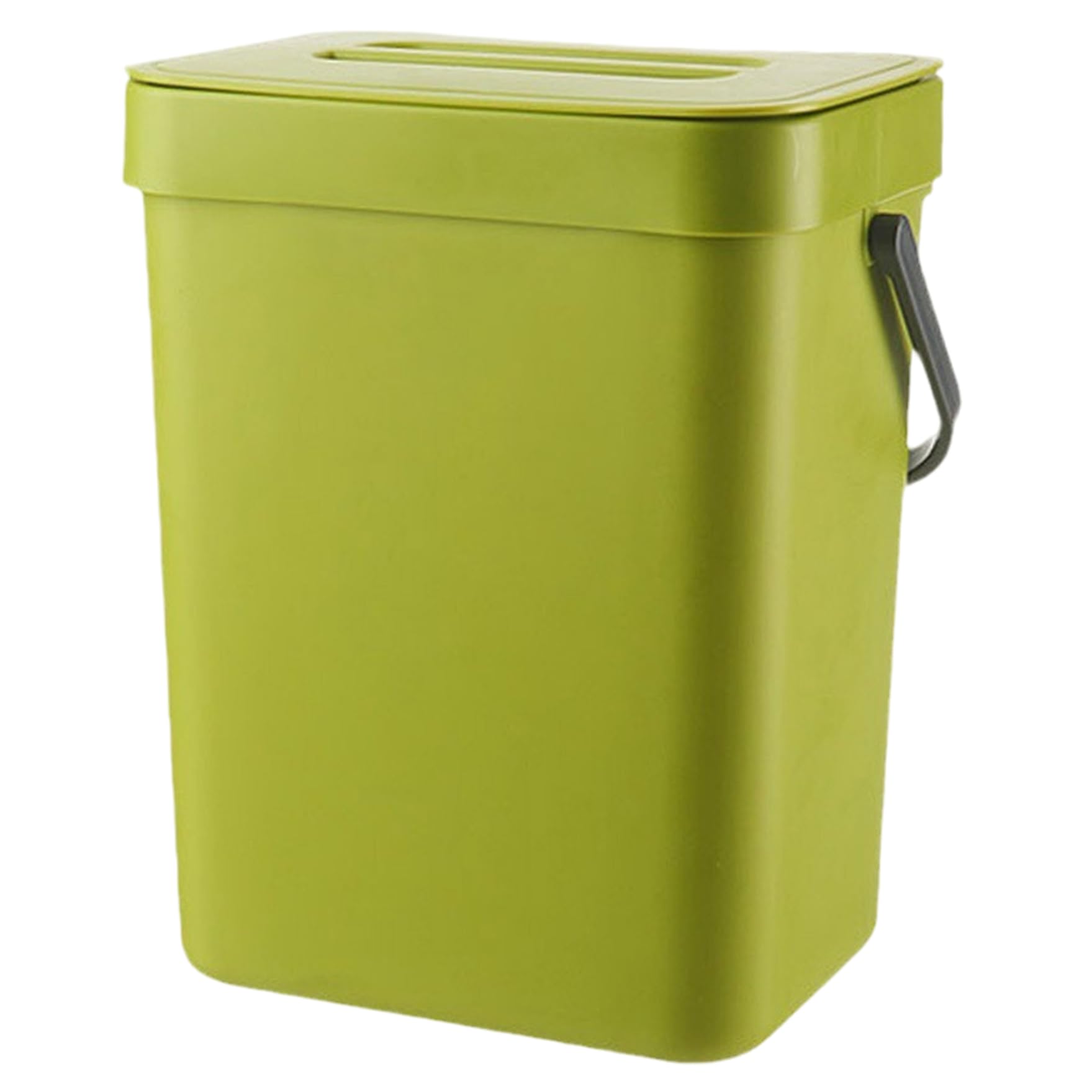 Poubelle à compost de comptoir 3L avec couvercle et poignée pour cuisine