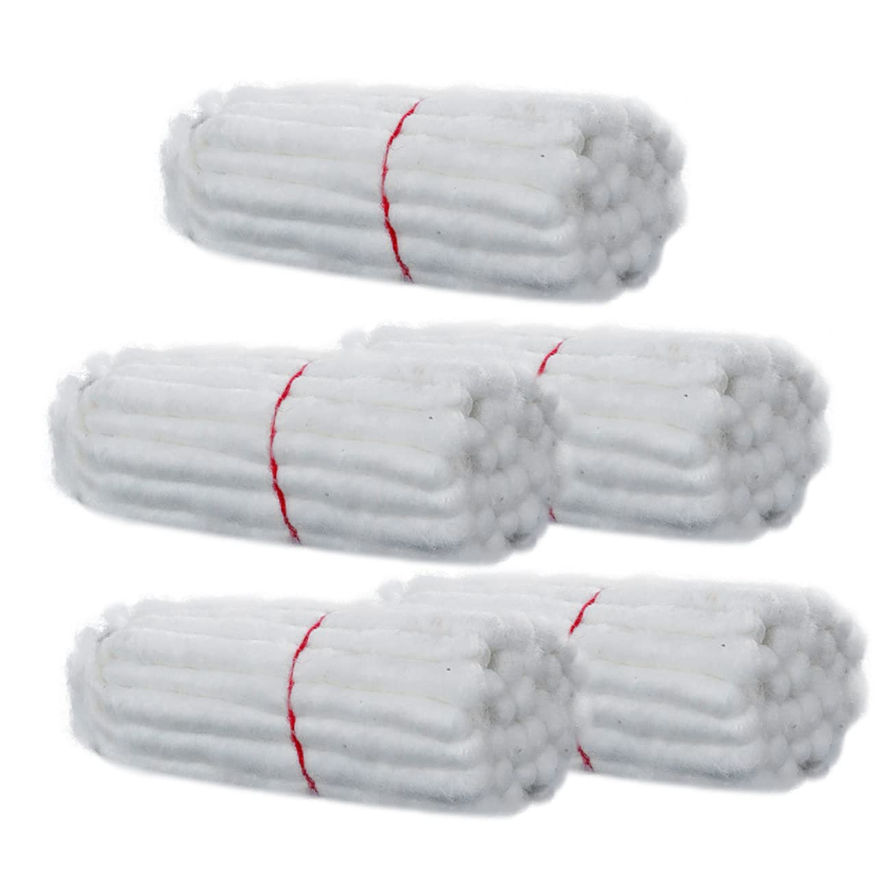 VILLCASE 25 STK Gheedocht flachdocht Butterlampendocht Dochte für Opferlampen Baumwolldocht haushaltskerzen DIY kerzendochte ersatz dochte für DIY butterlampe Baumwolle Weiß