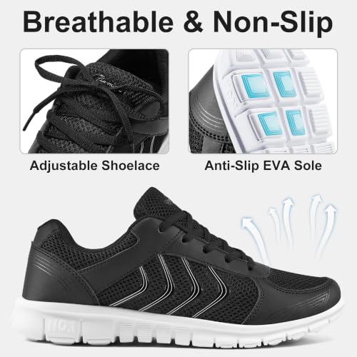Image of Alicegana Womens Comfortable Walking Shoes: Lightweight Breathable Womens Sneakers for Daily Walks - Non Slip Casual Tennis Shoes for Work Commuting