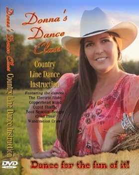 DVD Donna's Dance Class - Country Line Dance Instruction DVD Book