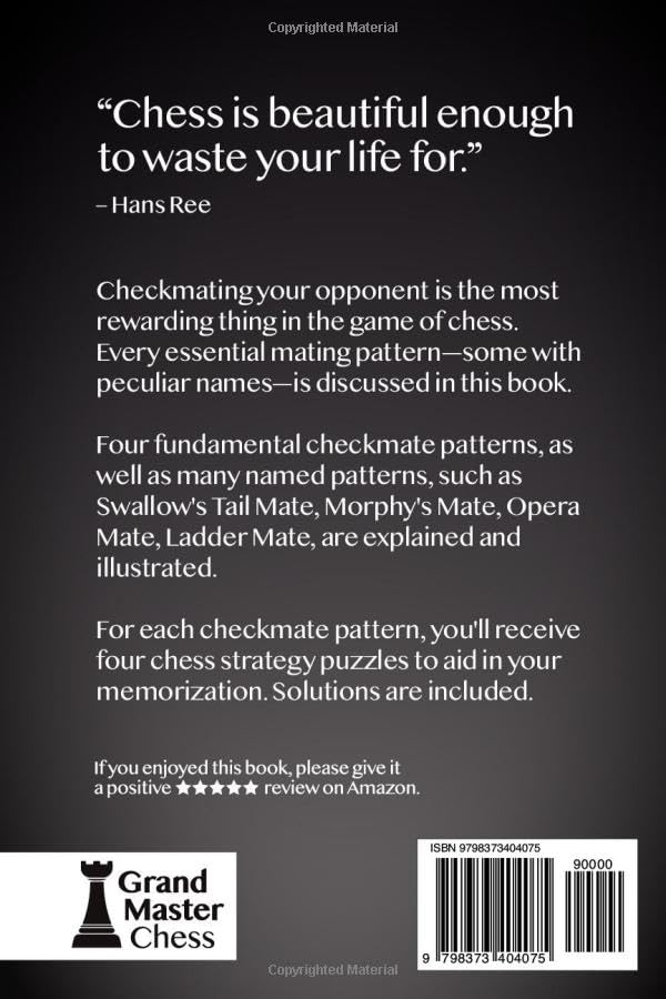 Miniatura 2 de Checkmate Patterns Brief History and Puzzles Introduction to Most Common Chess Checkmate Patterns plus 75 Chess Tactics Puzzles with Solutions for