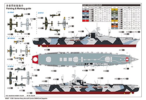 Amazon | トランペッター 1/350 ドイツ海軍 航空母艦 グラーフ