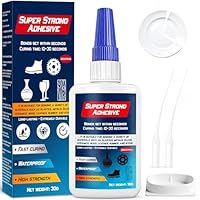 Sekundenkleber Extra Stark - Transparent Superkleber Alleskleber Bastelkleber, Wasserfest & Hitzebeständig Super Glue für Plastik, Kunststoff, Keramik, Metall, Leder & DIY-Reparatu, 30g