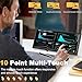 Prechen 12.3 Inch Touchscreen Secondary Monitor, IPS Stretched Bar LCD Travel Touch Display 1920 * 720 HDMI USBC, Portable Touch Screen for Laptop Computer Windows Aida64 GPU CPU RAM Monitoring