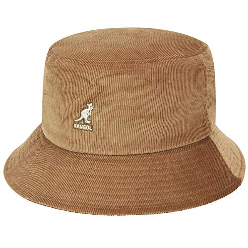 Kangol Cord Bucket Bob, Marron (Wood WD207), X-Large Mixte Cover