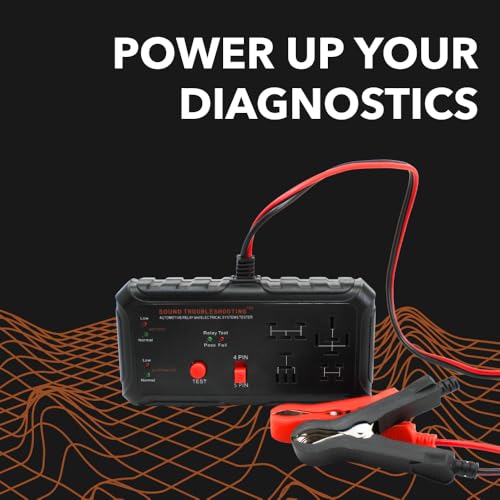 image for 12V Automotive Relay Tester, Car Battery & Alternator Test Kit | Relay
