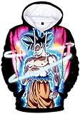Hoodies für Jungen 3D Druck Dragon Ball Z Goku Broli Unisex Vegeta Super Saiyan Serie 3D Dragon Ball Sweatshirt