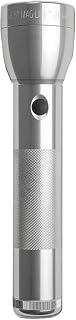 MagLite Battery-Powered LED Flashlight – ML300L 2-Cell D Flashlight with Adjustable Focus, Precise Beam, Long Battery Life, Water-Resistant for Emergency, Outdoor, and Camping
