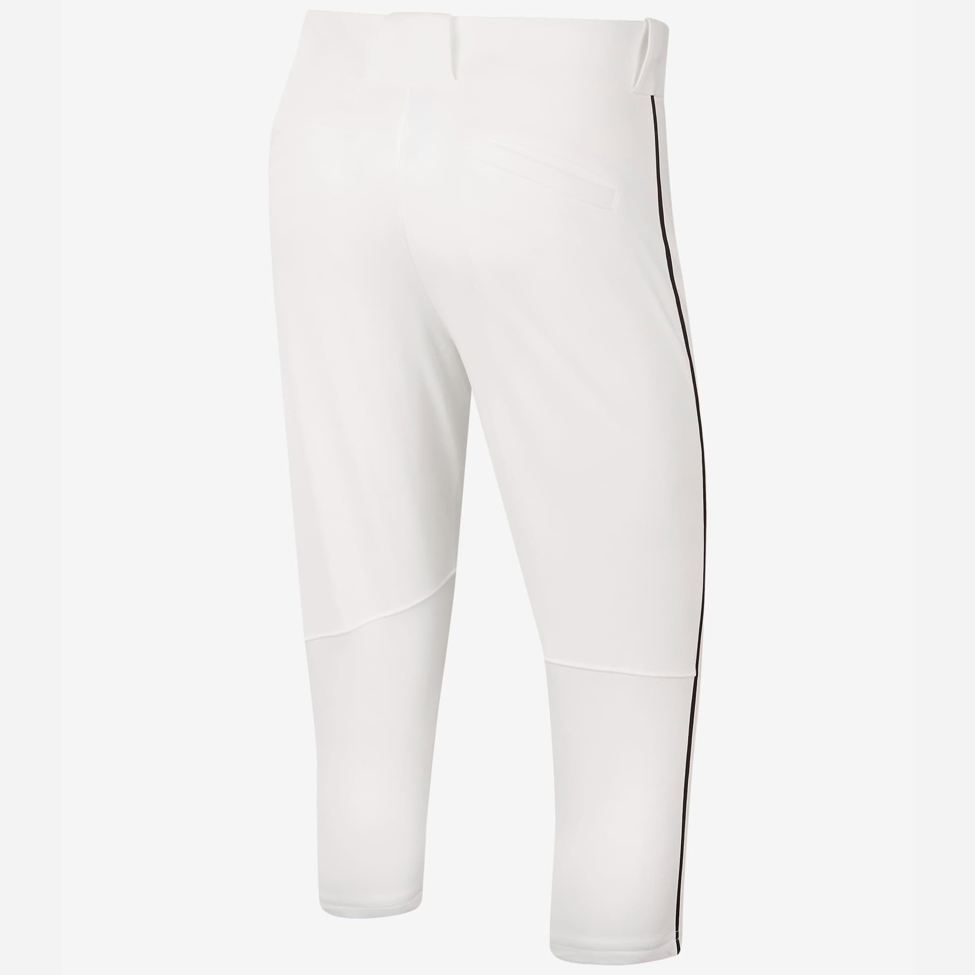 Nike Vapor Select Men's High Baseball Pants (BQ6437-100, Team White/Team Black/Team Black) Size X-Large