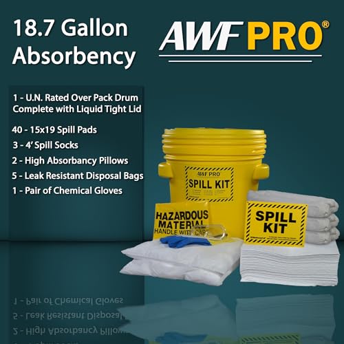 Image of AWF PRO 20 Gallon Oil Only Spill Kit, 59 Pieces