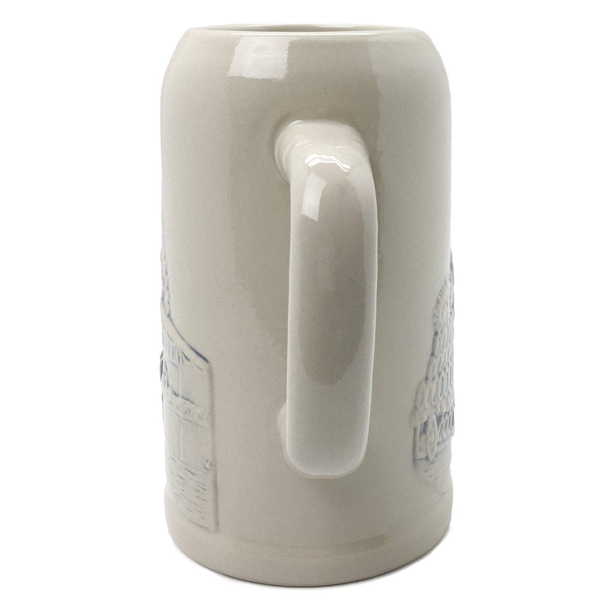 E.H.G - Taza de cerveza de cerámica con diseño de cerveza Stein Munich (1 litro)