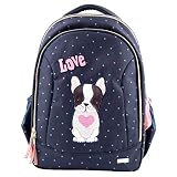 Depesche Top Model - Schoolbag w/Dog - Blue (0410739)