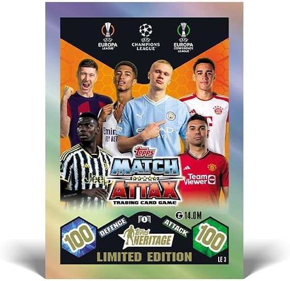 Topps Match Attax 23/24 - UEFA Champions League Football Cards Trading Cards (Starter Pack)