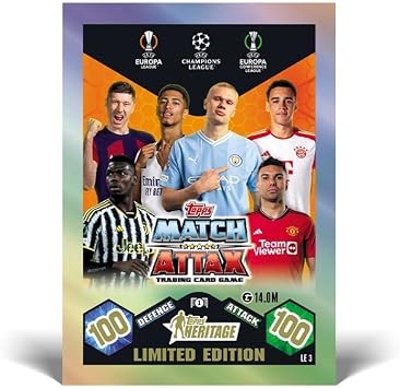 Topps Match Attax 23/24 - UEFA Champions League Football Cards Trading Cards (Starter Pack)
