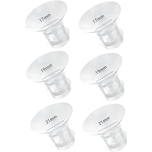 4PCS Flange Insert 13mm Compatible with Medela/Spectra/Willow/TSRETE/Momcozy S9/S12/S9Pro/S12Pro Breastpump 24mm Shields, Reduce 24mm Nipple Tunnel Down to Correct Size, Pump Parts Replace