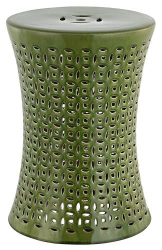 Safavieh Camilla Glazed Blue Garden Stool