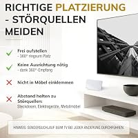 Oehlbach Scope Vision 5G DVB-T2 HD Antenne - Digitale Zimmerantenne - Aktiv DVB-T-Verstärker - Nachfolger unseres Testsiegers - mit 5G Filter - Weiß – Ansicht 6