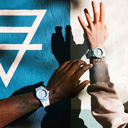 Maurice Lacroix AIKON #Tide Mint Green White 40mm Swiss Quartz Watch with Diamonds AI2008-CCCC1-3A0-04