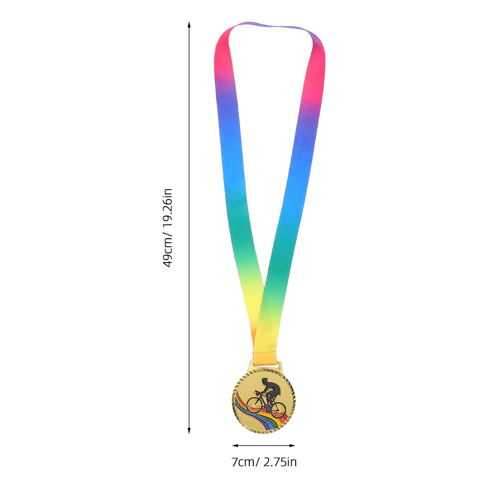 HEMOTON Medaglia Trofeo Ciclismo Oro 1 ° Posto Premio Per Corsa E Feste Sportive Medaglia Per Prestazioni Eccezionali Nel Ciclismo