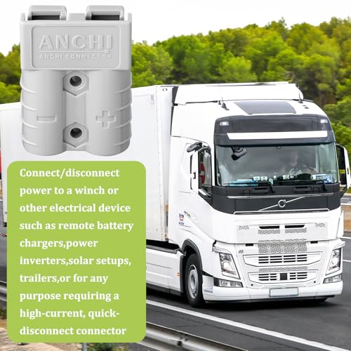 image for Tallew 8 Pcs 50 Amp Batteries Quick Connector with 10/12 Awg 10-12 Gau