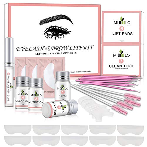 Wimpernlifting Set und Augenbrauen Lifting Set 2In1, Brow Lifting und Lash Lifting Kit für Trendige Vollere Brauen & Gewellte Wimpern Makeup Tools für den Home Salon Ideal für Party Täglichen Gebrauch Cover