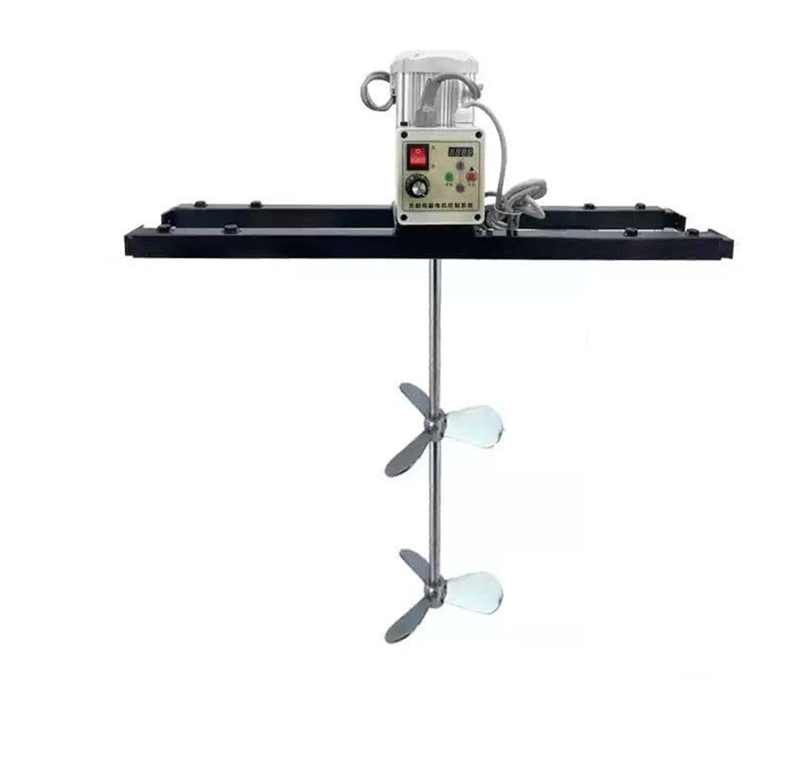 Mezclador de pintura eléctrico de 2100 W, agitador resistente para pintura, tinta, revestimiento, varilla de acero inoxidable, 4 velocidades, ajustable
