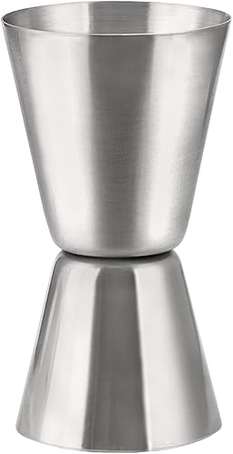 Wepikk Jigger de cóctel para bartending de doble medición, barra de licor de acero inoxidable, medidas de 56 onzas y taza de medición de 1-13 onzas