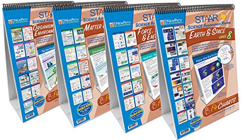 Image of STAAR Grade 8 Review Flip Charts - Set of 4