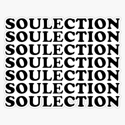 Soulection Music Label Logo DJ Electronic Soul House Beats Producer Fan Gift 5" Vinyl Decal Bumper Sticker