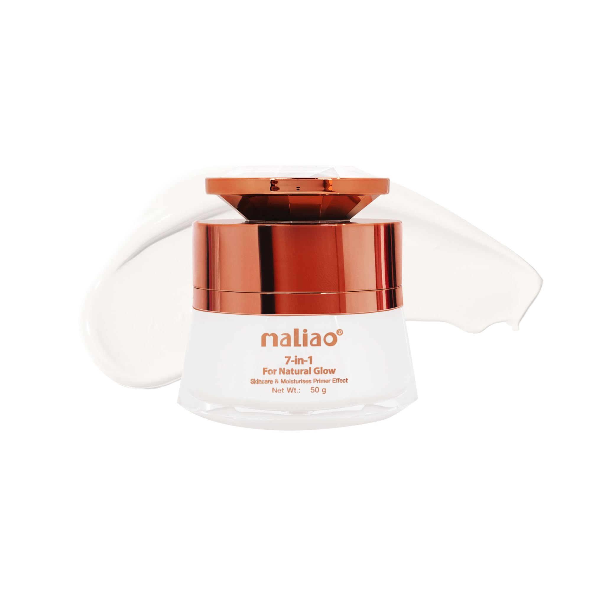 Maliao 7-in-1 CC Cream | Natural Glow Skincare & Moisturizer | Sunblock | Concealer | Age Miracle | Anti-Shine | Primer Base | 50g
